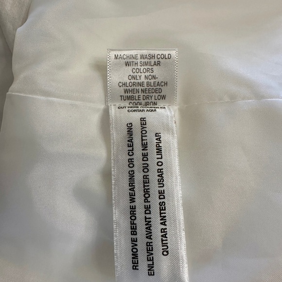 STUDIO WORKS, WOMENS, WHITE COTTON WINDBREAKER. FULLY LINED. SIZE 1X - Picture 10 of 10